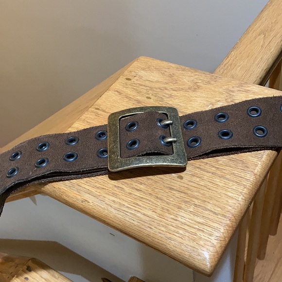 Brown Suede Belt - Picture 3 of 5